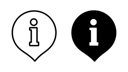 Information sign icon vector. about us sign and symbol. question mark icon