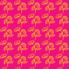 seamless pattern with flowers