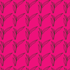 seamless pattern with leaves