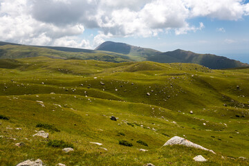Fototapeta premium Tianshan Mountains in Kyrgyzstan