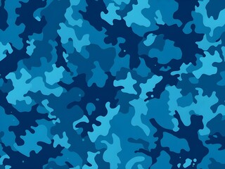 blue camouflage pattern landscape