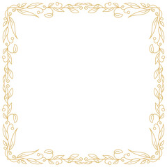 Vintage ornamental frame and border design.