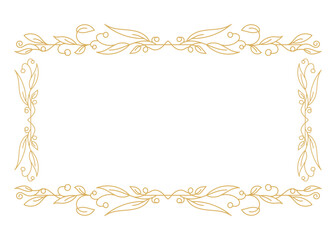 Vintage ornamental frame and border design.