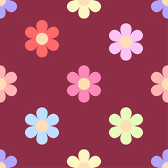 Elegant Floral Vector Seamless Pattern Digital Paper – High-Quality Botanical Background Design for Scrapbooking, Invitations, Fabric Printing, and Graphic Projects