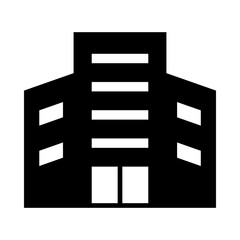 Hotel icon design concept template