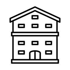 hostel icon vector design concept