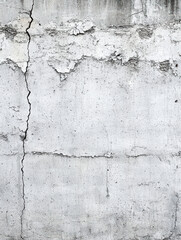 Obraz premium Weathered Wall: A detailed, textured close-up reveals the raw, imperfect beauty of an aged concrete wall, showcasing cracks, and imperfections. 