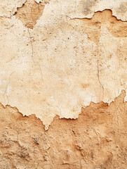 Weathered Wall Texture: The image presents an aged wall's texture, capturing the essence of time, decay, and the intricate patterns of an antique surface.