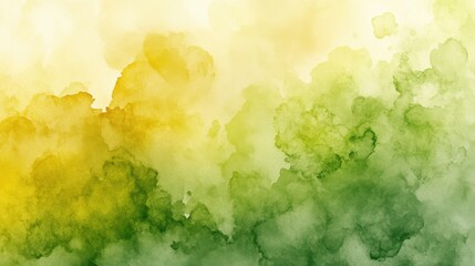 Fototapeta premium Lemon yellow and amber watercolor abstract design creative artwork art studio bright atmosphere artistic perspective