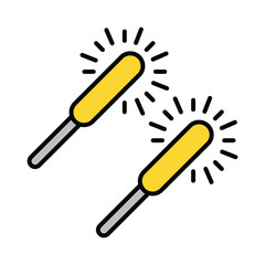 Bengal vector filled outline icon. EPS 10 file