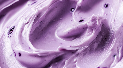 Obraz premium swirled purple paste with small dark bits