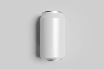 Aluminium Can Mockup - Three Cans. Blank Labe
