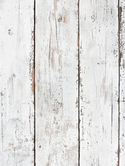 Distressed Wood Panel Texture: Capturing the rustic charm of weathered white wood planks, this image showcases the natural grain, knots, and textures, ideal for backgrounds.