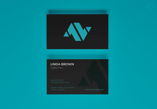 Business Card Template Layout
