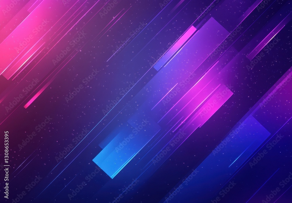 Poster vibrant abstract background with dynamic lines and colorful gradients for use in modern design proje