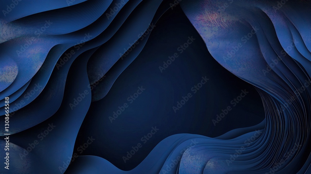 Poster modern abstract vector background with elegant flowing patterns