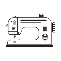 Sewing Machine Outline Icon