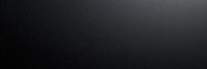 Smooth black leather, fine grain, matte finish, material, stock, minimal
