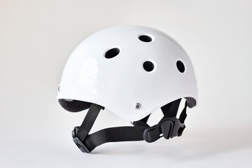 White Safety Helmet for Studio Shot.