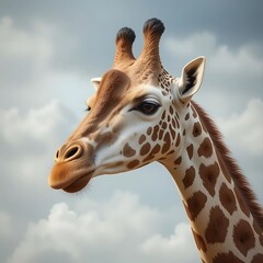 Obraz premium portrait of giraffe