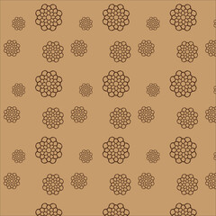 seamless background with flowers