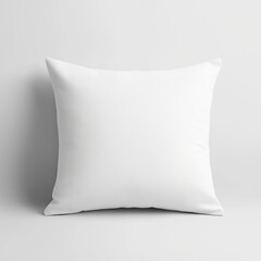 white pillow isolated on white background