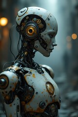 Fototapeta premium Cyborg del futuro 