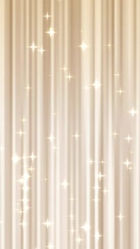 Loop video of glittering curtain background (white) [vertical video]