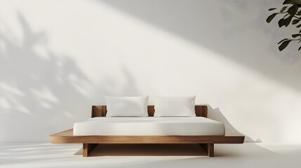 Elegant Lounge Furniture: A modern outdoor lounge set with a minimalist design, inviting relaxation and style. The setting is ideal for leisurely moments.