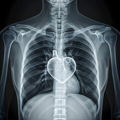 X-ray is a medical imaging technique that uses radiation to view the inside
