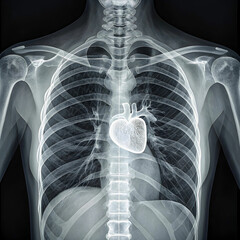 X-ray is a medical imaging technique that uses radiation to view the inside