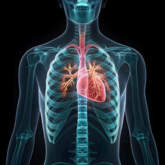 X-ray is a medical imaging technique that uses radiation to view the inside