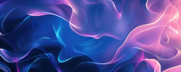 Obraz premium Abstract vivid colorful wave flowing express energetic texture. Seamless texture of vividness curve swirling convey sense of harmony and wonderful scene perfect for effect and graphic design. AIG61.