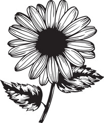 April month flowers silhouette design vector