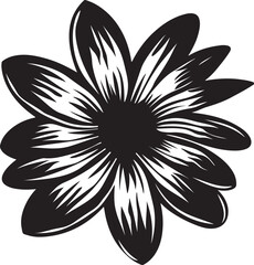 April month flowers silhouette design vector