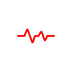 Heart rate colored icon