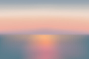 Serene pastel gradient sunset background