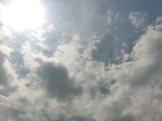 clouds in the sky