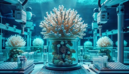 Coral Reef Restoration Nurseries &ndash; Lab grown coral for marine