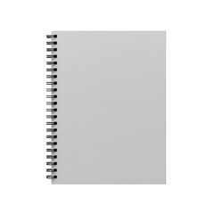 Blank Spiral Notebook on Transparent Background for Creative Mockups
