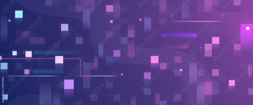 Aufkleber Abstract background with digital patterns tech innovation and futuristic themes