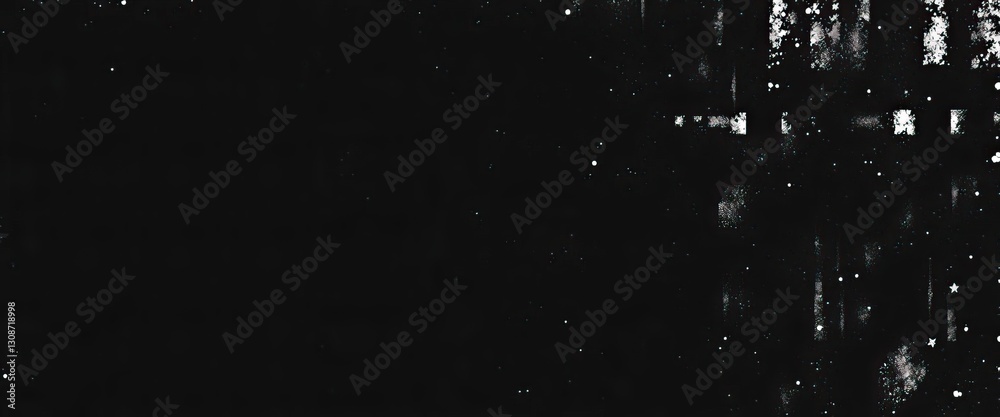 Aufkleber artistic dark composition with textured white specks that sense of depth and visual interest