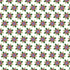 seamless pattern with flowers
