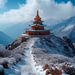buddhist temple in nepal