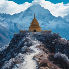 buddhist stupa in nepal