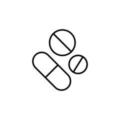 Drug line icon