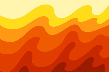 Fototapeta premium Heat Background. Abstarct heat waves warning backdrop. Burning summer high temperatures, climate change simple concept