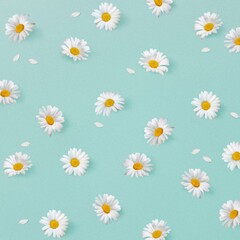 Obraz premium Floral pattern background, flower, botanical