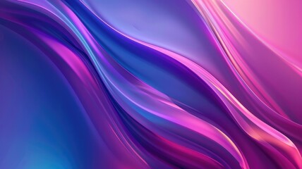 Naklejka premium Abstract purple color wave express, emphasize energetic signal. Seamless texture of vividness curve swirling convey sense of harmony and wonderful scene perfect for effect and graphic design. AIG53.