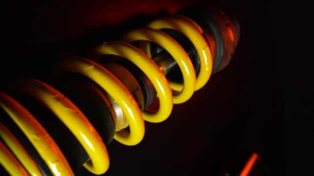 adjustable tuned sports suspension for a bench front-wheel drive car yellow coilovers 